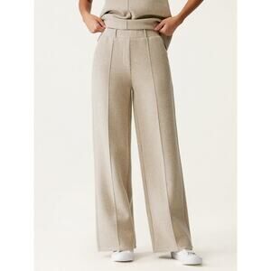 New OGL High Waisted Straight Leg Pull On Pant Heather Morganite Small 1148-7